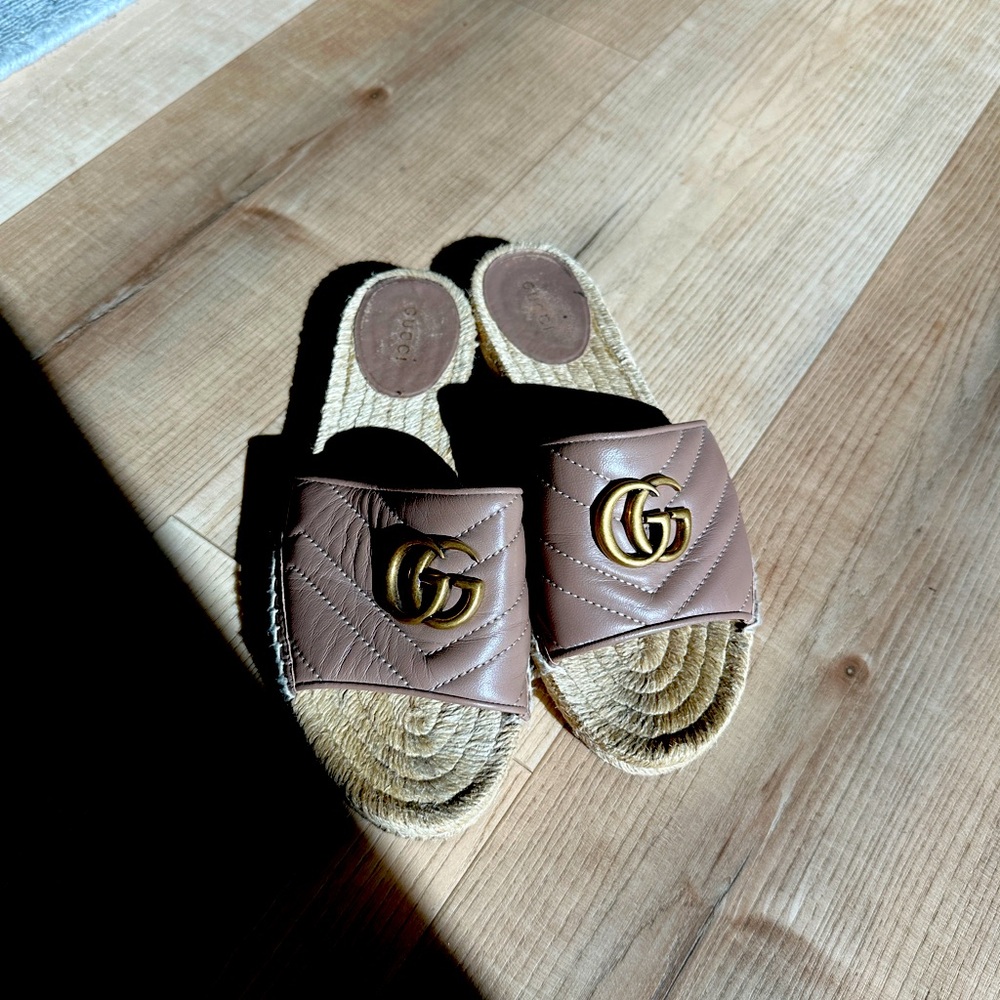 Gucci Marmont sandals / slides size 37.5